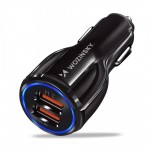 Wozinsky Φορτιστής Αυτοκινήτου 2 x USB QC3.0 3.1A – Μαύρο (WCC-02)