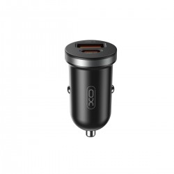 XO Φορτιστής Αυτοκινήτου CC56 PD 30W QC 1x USB 1x USB-C - Μαύρο