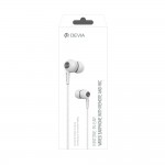 Devia E05 Ακουστικά Handsfree – Λευκό