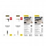 Dudao L11 Angled AUX Καλώδιο 3.5mm σε 3.5mm 1μ – Μαύρο