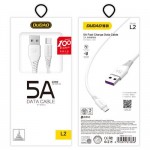 Dudao Καλώδιο USB σε Type C 5A 1μ. – Λευκό (L2T)