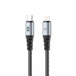 Forever Braix Καλώδιο USB-C - Lightning 1,0m 27W – Μαύρο