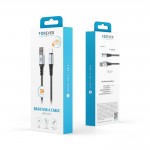 Forever Braix Καλώδιο USB-Α σε USB-C 3A – Μαύρο