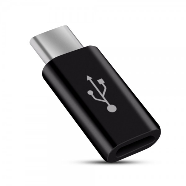 OEM Micro USB Σε USB Type C Adapter - Μαύρο