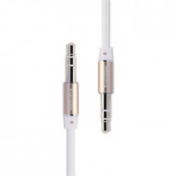 Remax RL-L100 AUX Καλώδιο 3.5mm σε 3.5mm 1μ – Λευκό