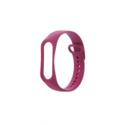 Ανταλλακτικό Λουράκι Σιλικόνης για Xiaomi Mi Band 3 / 4 - Raspberry