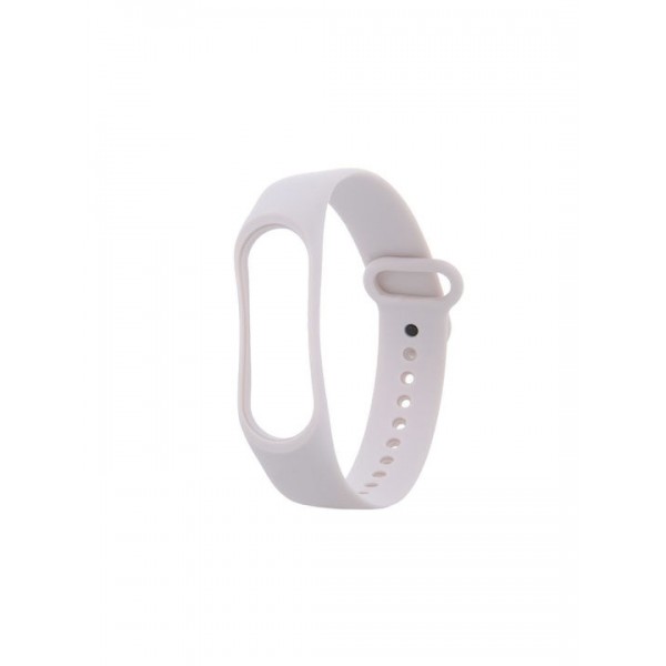 Ανταλλακτικό Λουράκι Σιλικόνης για Xiaomi Mi Band 5 / 6 - Ivory