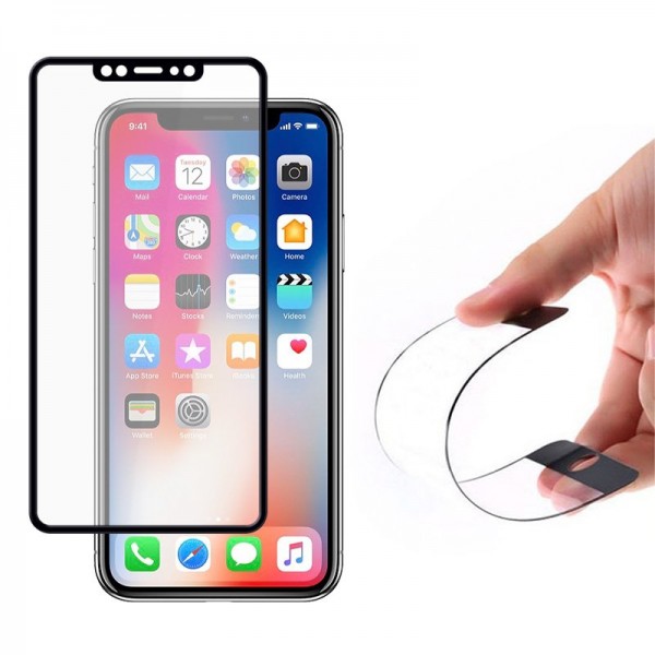 Wozinsky Full Cover Nano Flexy Glass για Apple iPhone X - XS - 11 Pro – Μαύρο