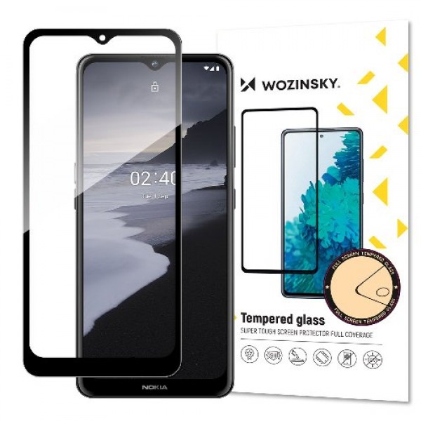 Wozinsky Full Glue 5D Tempered Glass 0.3mm για Nokia 2.4 - Μαύρο