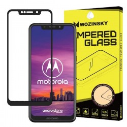 Wozinsky Full Glue 5D Tempered Glass 0.3mm για Motorola One – Μαύρο