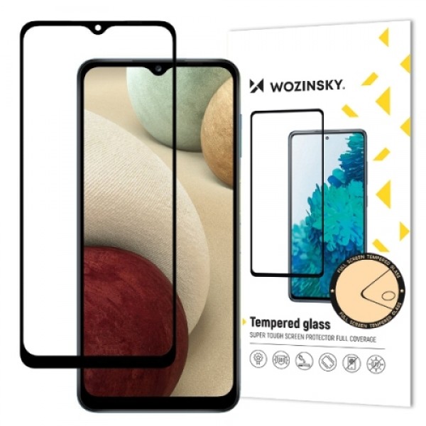 Wozinsky Full Glue 5D Tempered Glass 0.3mm για Samsung Galaxy A12 / M12 – Μαύρο