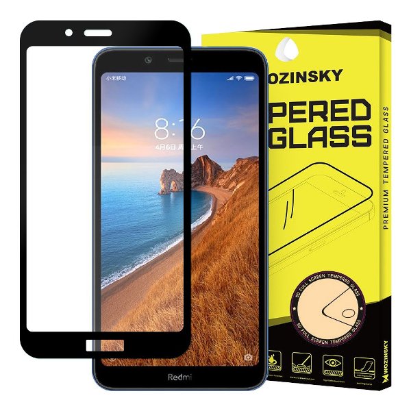 Wozinsky Full Glue 5D Tempered Glass 0.3mm για Xiaomi Redmi 7A - Μαύρο