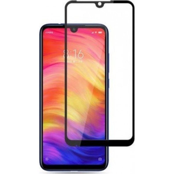 ΟΕΜ Full Glue 5D Tempered Glass 0.3mm για Xiaomi Redmi Note 7 – Μαύρο