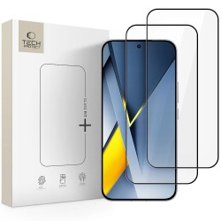 Tech-Protect Glass Fit+ 2τμχ για Xiaomi Poco F8 Ultra - Μαύρο