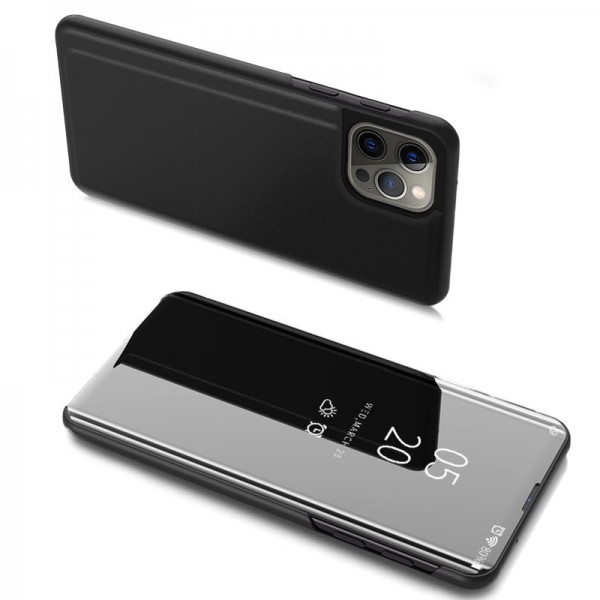 Oem Book Case Clear View για Apple iPhone 13 Pro Max - Μαύρο Oem Book Case Clear View για Apple iPhone 13 Pro Max - Μαύρο