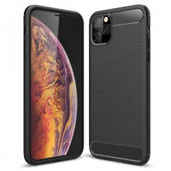 OEM Brushed Carbon Back Cover για Apple iPhone 11 Pro – Μαύρο