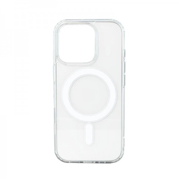 Oem Clear Magnetic Case για Apple iPhone 16 Pro Max - Λευκό Oem Clear Magnetic Case για Apple iPhone 16 Pro Max - Λευκό