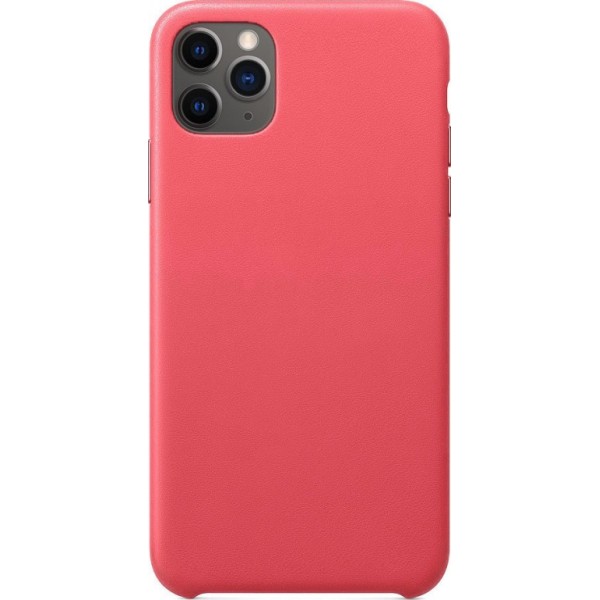 Oem Eco Leather Case για Apple iPhone 11 Pro Max - Ροζ