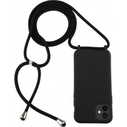 OEM Back Cover Με Κορδόνι Λαιμού για Apple iPhone 11 - Μαύρο