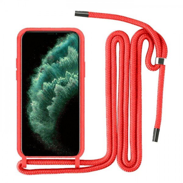 OEM Back Cover Με Κορδόνι Λαιμού για Apple iPhone 11 - Κόκκινο OEM Back Cover Με Κορδόνι Λαιμού για Apple iPhone 11 - Κόκκινο