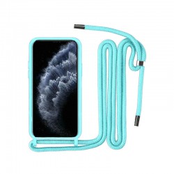 OEM Back Cover Με Κορδόνι Λαιμού για Apple iPhone 11 - Γαλάζιο