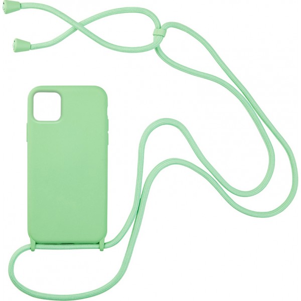 OEM Back Cover Με Κορδόνι Λαιμού για Apple iPhone 12 / 12 Pro - Light Green OEM Back Cover Με Κορδόνι Λαιμού για Apple iPhone 12 / 12 Pro - Light Green