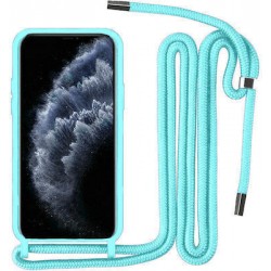 OEM Back Cover Με Κορδόνι Λαιμού για Apple iPhone 13 - Γαλάζιο