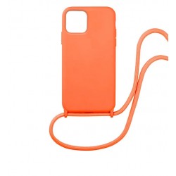 OEM Back Cover Με Κορδόνι Λαιμού για Apple iPhone 13 Pro - Πορτοκαλί