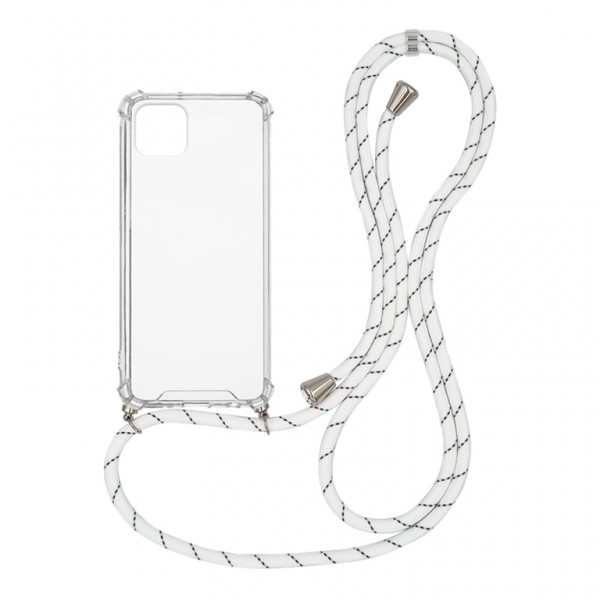 OEM Διαφανο Back Cover Με Κορδόνι Λαιμού για Apple iPhone 11 Pro Max - Λευκό OEM Διαφανο Back Cover Με Κορδόνι Λαιμού για Apple iPhone 11 Pro Max - Λευκό