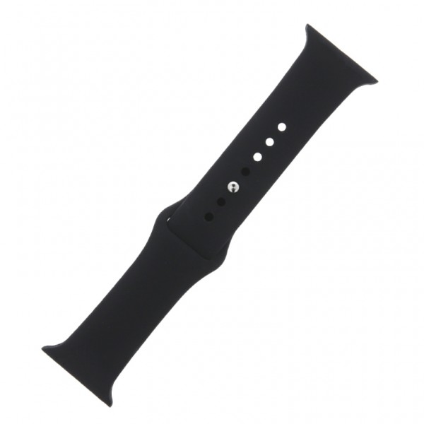 Ανταλλακτικό Λουράκι Σιλικόνης M / L για Apple Watch 38 / 40 / 41mm - Μαύρο