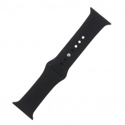 Ανταλλακτικό Λουράκι Σιλικόνης M / L για Apple Watch42 / 44 / 45mm - Μαύρο