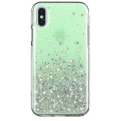 Wozinsky Star Glitter Shining Cover για iPhone XS Max - Πράσινο
