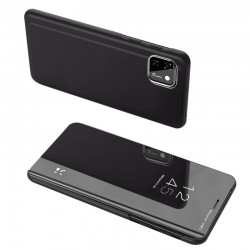 Oem Book Case Clear View για Huawei Y5p - Μαύρο