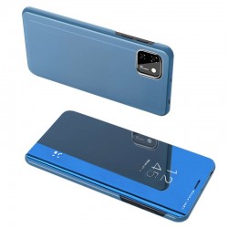 Oem Book Case Clear View για Huawei Y5p - Μπλε