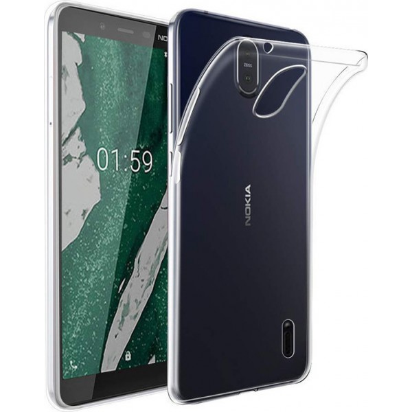 OEM Back Cover Σιλικόνης για  Nokia 1 Plus – Διαφανές