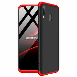 OEM 360ο Full Cover Case για Samsung Galaxy A40 – Μαύρο - Κόκκινο