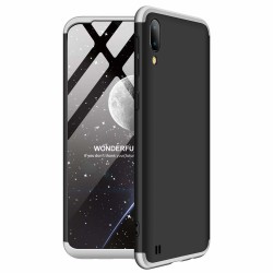 OEM 360ο Full Cover Case για Samsung Galaxy M10 – Μαύρο - Ασημί