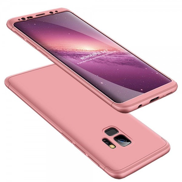 OEM 360ο Full Cover Case για Samsung G960 Galaxy S9  – Ροζ