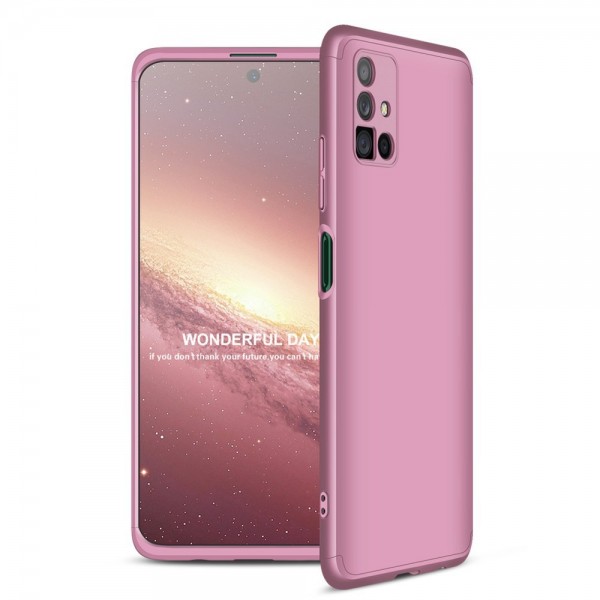 OEM 360ο Full Cover Case για Samsung Galaxy M51 – Ροζ