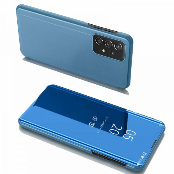 Oem Book Case Clear View γιαSamsung Galaxy A53 5G - Μπλε