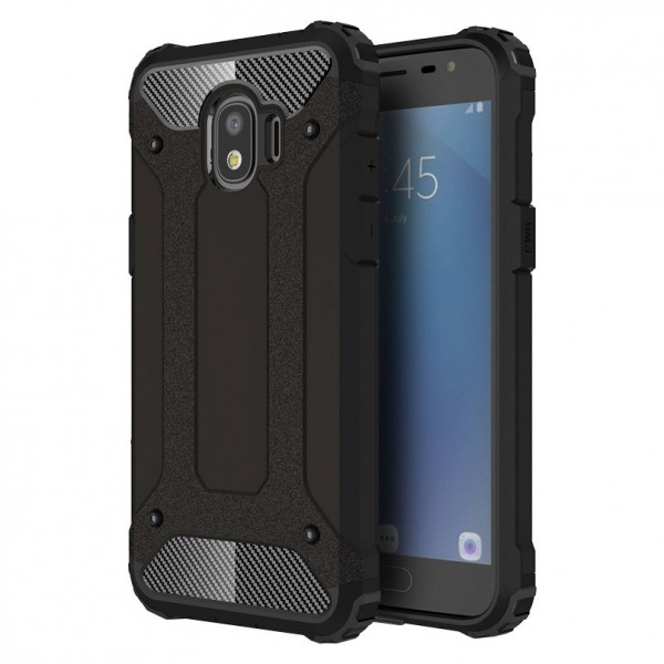 OEM Tough Armor Back Cover για Samsung J210 Galaxy J2 Pro – Μαύρο