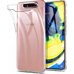 OEM Back Cover Σιλικόνης για Samsung Galaxy A80– Διαφανές