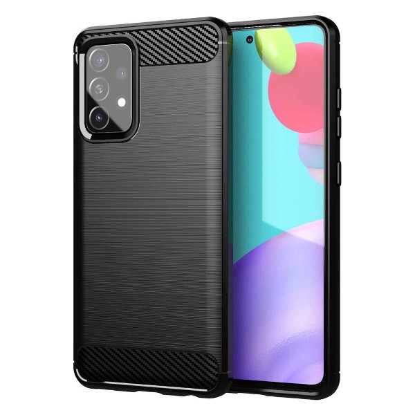 OEM Brushed Carbon Back Cover για Samsung Galaxy A72 4G - Μαύρο OEM Brushed Carbon Back Cover για Samsung Galaxy A72 4G - Μαύρο