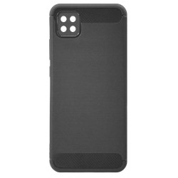 OEM Brushed Carbon Back Cover για Samsung Galaxy A22 5G - Μαύρο