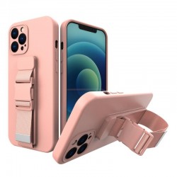 Oem Rope Back Cover Σιλικόνης για Samsung Galaxy A52s 5G / A52 5G / A52 4G - Ροζ