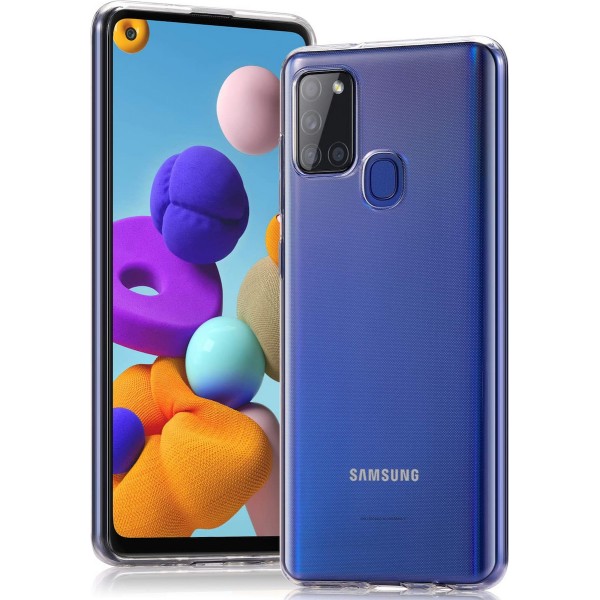 OEM Back Cover Σιλικόνης για Samsung Galaxy A21S – Διαφανές