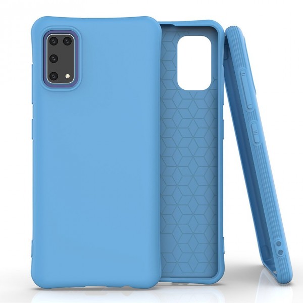 Oem Soft Color Flexible Case για Samsung Galaxy A41 - Μπλε