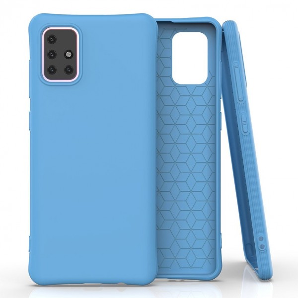 Oem Soft Color Flexible Case για Samsung Galaxy M31s - Μπλε