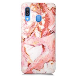 Wozinsky Marble TPU Case για Samsung Galaxy A40 - Ροζ