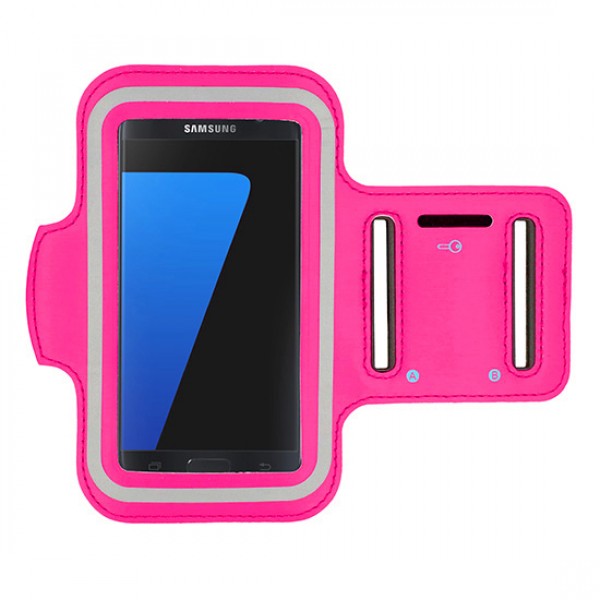 Θήκη Μπράτσου Running Sports Armband για Κινητά έως 5,5  - Ροζ